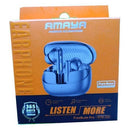 Amaya  ATW-323 FreeBuds Pro Wireless Earbuds - compact earbuds for immersive sound and clear calls ANC 40H Playtime with Deep Bass
