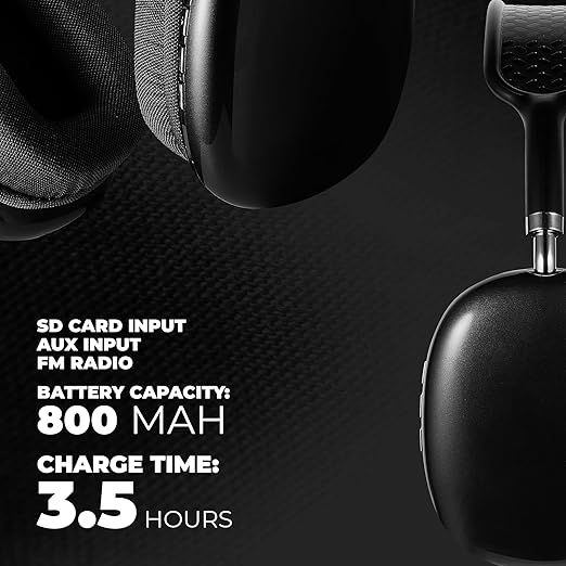 Amplify AM-2014-BK Stellar Series Bluetooth Headphones