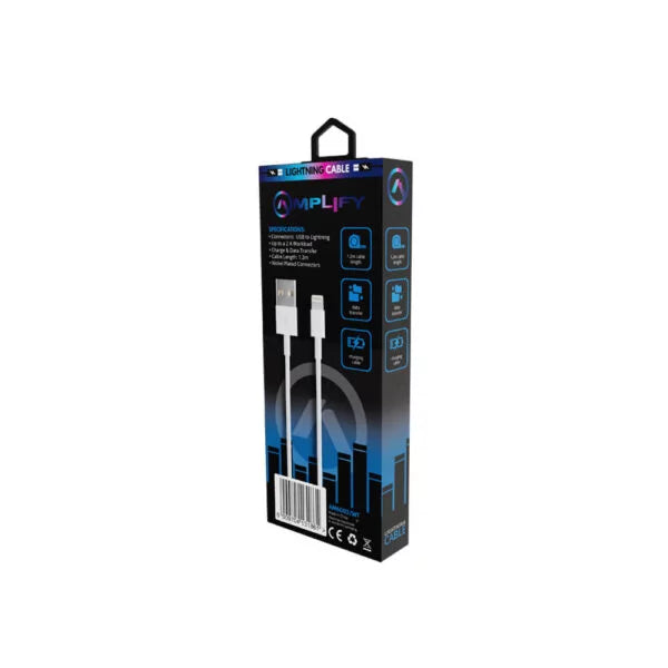 Amplify AM6003-WT USB to Lightning Cable