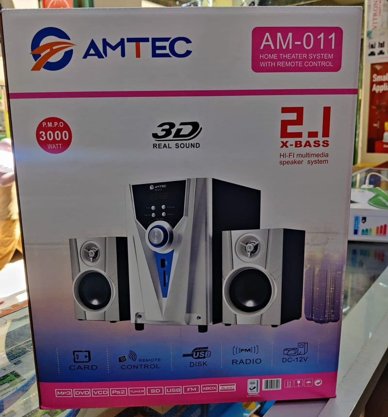Amtec AM-011 2.1CH Bluetooth Woofer Home Theater System