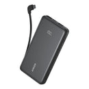 Anker Zolo A110DH11 10000mAh 22.5W Power Bank with Built-in USB-C Cable - Compact fast-charging power bank for reliable on-the-go device power and convenience