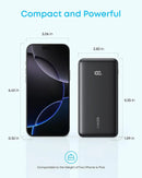 Anker Zolo A110EH11 20,000mAh 22.5W Power Bank - High-capacity fast-charging portable backup with Built-in USB-C Cable for smartphones, tablets and USB-C devices