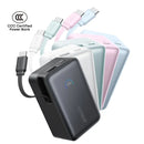 Anker Nano A1638H21 10,000mAh 45W Power Bank -Built-In Retractable USB-C Cable for fast portable charging for laptops, phones and tablets on the go