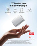 Anker Nano A1638H21 10,000mAh 45W Power Bank -Built-In Retractable USB-C Cable for fast portable charging for laptops, phones and tablets on the go