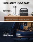 Anker A1751211 PowerHouse 535 512Wh 500W Portable Power Station – High Capacity Backup Power Supply for Home, Outdoor, Camping, Emergency, and Professional Use