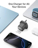 Anker Zolo A2699K11 20W USB-C Charger (Black) – Compact fast charging adapter with USB-C Power Delivery 3.0 for safe, efficient everyday device charging