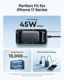Anker Nano A1638H11 Power Bank 10K, 45W, Built-In Retractable USB-C Cable – Compact fast-charging power bank with convenient cable storage for reliable charging on the go