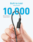 Anker PowerLine III USB-A to Lightning Cable 6ft Black for iPhone charging in Nairobi Kenya