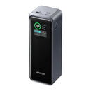Anker Prime 250W portable laptop power bank charging a MacBook and smartphone simultaneously