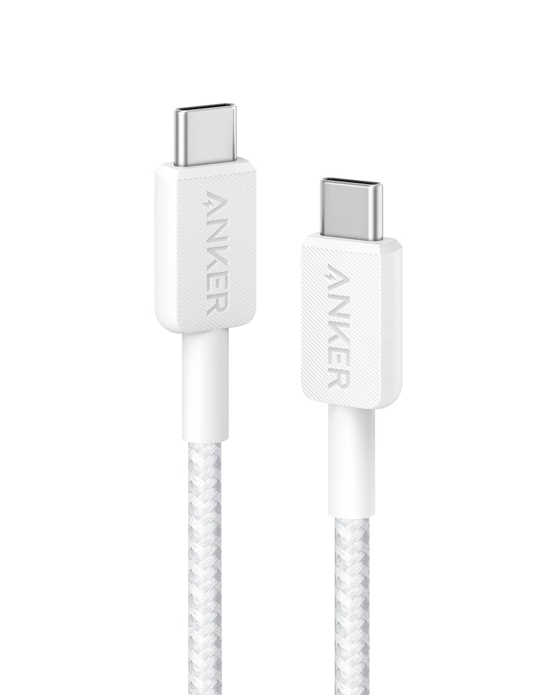 Anker 322 USB-C TO USB-C 3ft Nylon Braided 60W Cable (3ft)