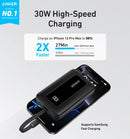 Anker A1688H11 Power Bank 10,000mAh 30W Fast Charging Portable Charger with Built-In USB-C Cable