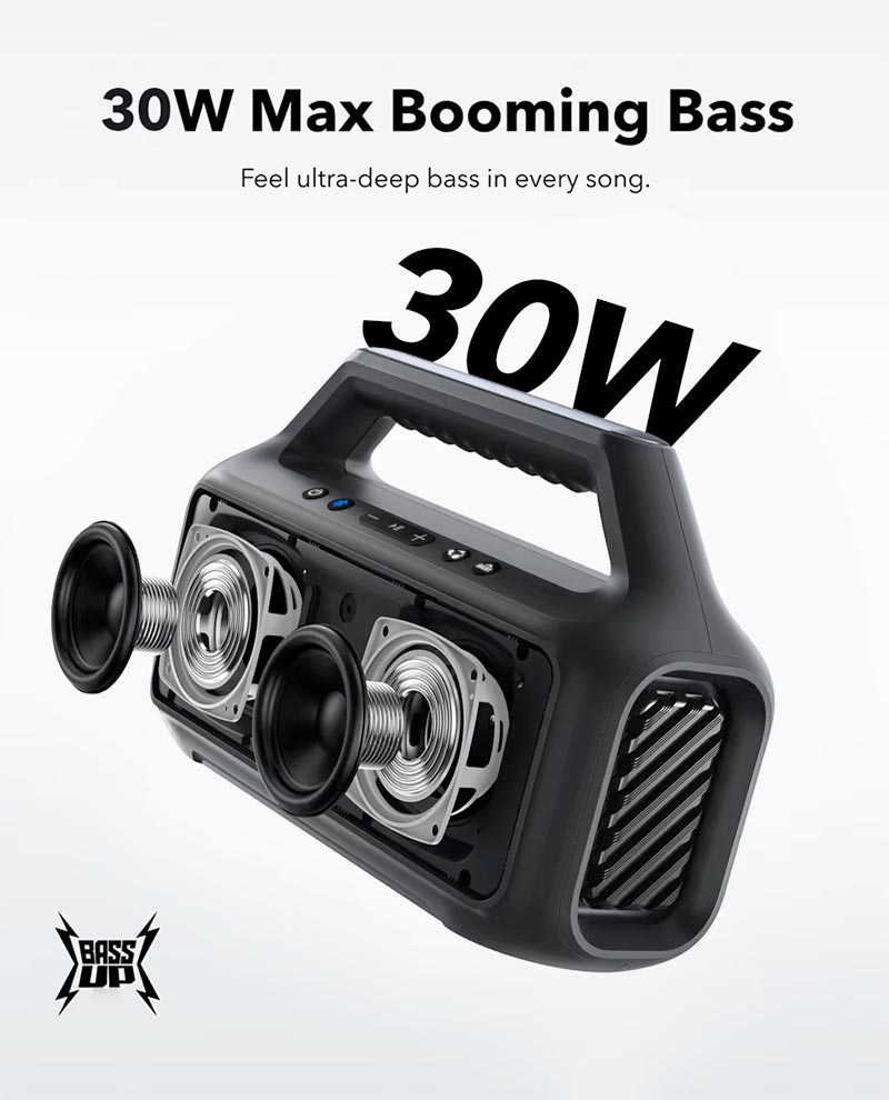 Anker Soundcore Boom 2 SE – 30W Wireless Outdoor Speaker