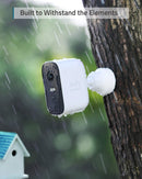 Anker EufyCam 2C Pro outdoor mounted security camera showing weather resistance