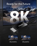Anker 8K HDMI cable gold plated HDMI connectors