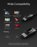 HDMI cable and adapter with compatibility information 