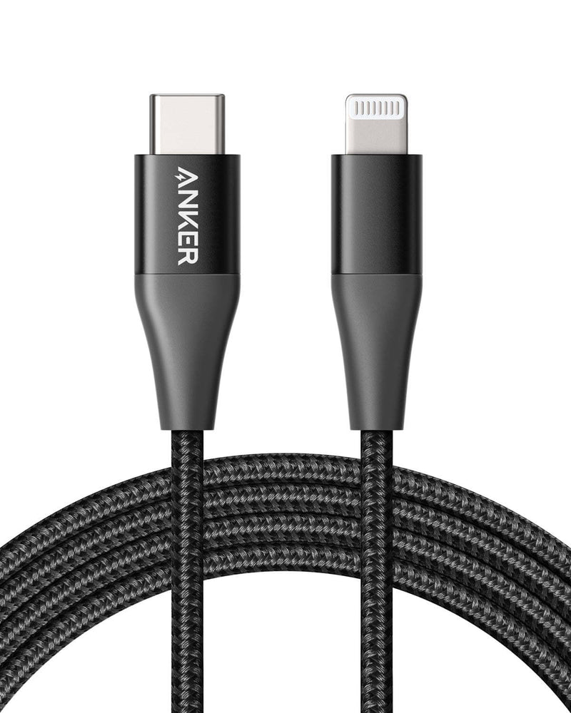 Anker PowerLine+ II USB-C Cable with Lightning Connector 3ft (A8652H41)