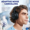 Anker Soundcore Space Q45 Adaptive Active Noise Cancelling Headphones (A3040011)-Reduce Noise by Up to 98%, 50H Playtime, App Control, LDAC Hi-Res Wireless Audio, Comfortable Fit, Clear Calls, Bluetooth 5.3