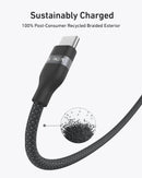 Durable Anker braided USB-C charging cable