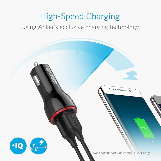 Anker PowerDrive 2 – 4.8A / 24W 2-Port USB Car Charger