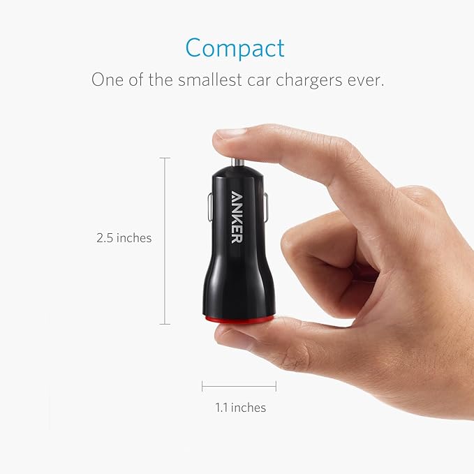 Anker PowerDrive 2 – 4.8A / 24W 2-Port USB Car Charger