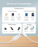Anker Powerline III Lightning Cable, Ultra Durable USB A to Lightning Cable