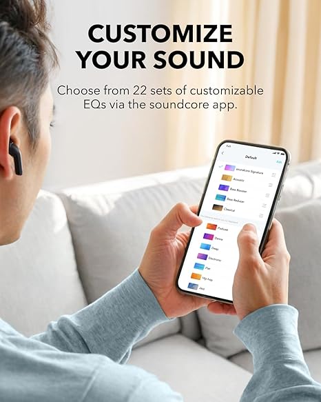 Anker Soundcore K20i Semi-in-Ear Wireless Bluetooth Earbuds