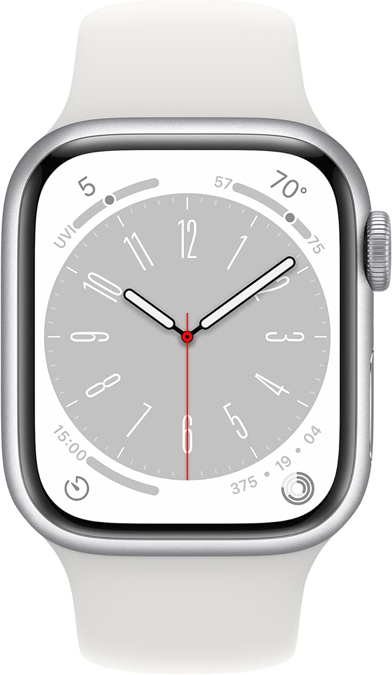Apple Watch Series 8 41mm Smartwatch- with Fitness Tracker, Blood Oxygen & ECG Apps, Always-On Retina Display, Water Resistant