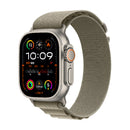Apple MREX3B/A Ultra 2 GPS + Titanium Case with Olive Alpine Loop Smartwatch