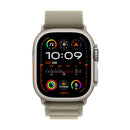 Apple MREX3B/A Ultra 2 GPS + Titanium Case with Olive Alpine Loop Smartwatch