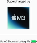 Apple MacBook Pro M3 Chip MTL83LL/A 8 core CPU 10 Core GPU, 8GB RAM, 1TB SSD, 14.2”Inch