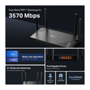 TP-Link Archer BE220 Wi-Fi 7 Router BE3600 – Ultra Fast Dual Band Gigabit Wireless Router for Home, Office, Streaming, Gaming, and Smart Network Applications