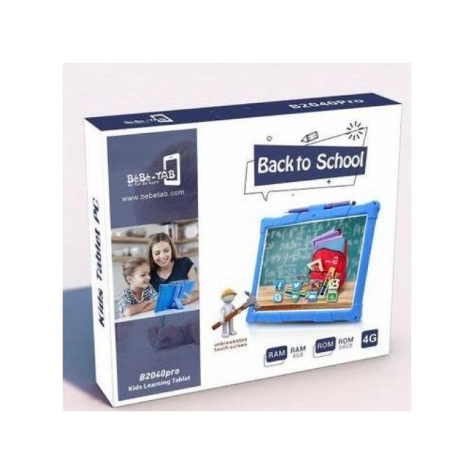 Bebe B2040 Kids Tablet - RAM 6GB/ROM 256GB, 10inch Android 12 with SIM Card Slot 6000mAH Kids Studying Tab