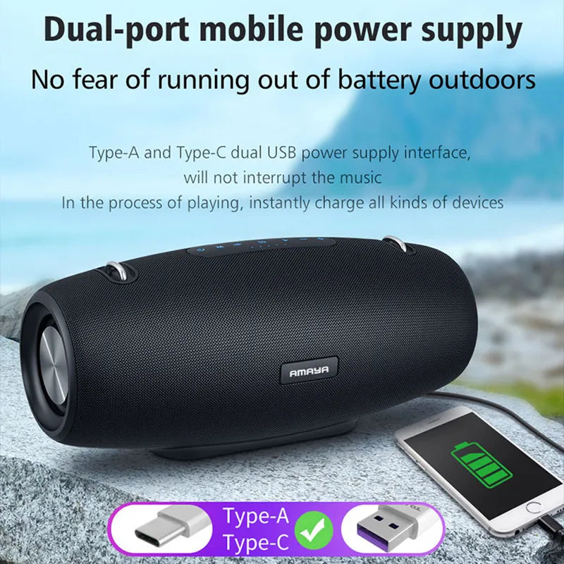 Amaya BD88 PRO wireless bluetooth speaker 60W 14000mAh with 3D sound effects