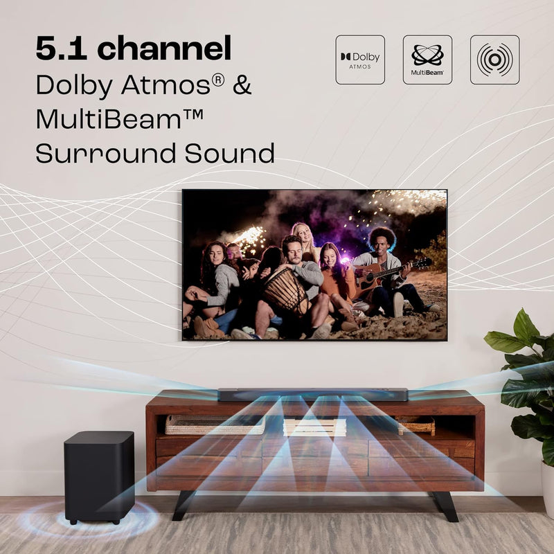 JBL Bar 500 5.1-Channel With MultiBeam And Dolby Atmos Soundbar