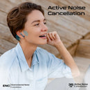 Promate BATON High-Definition Hybrid ANC TWS Earbuds with IntelliTouch – Premium Noise-Cancelling True Wireless Earbuds for Music, Calls, Gaming, Travel, and Professional Use