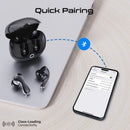 Promate BATON High-Definition Hybrid ANC TWS Earbuds with IntelliTouch – Premium Noise-Cancelling True Wireless Earbuds for Music, Calls, Gaming, Travel, and Professional Use