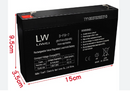 Lightwave LW-7AH 12V 7.5Ah UPS Battery – Rechargeable Sealed Lead Acid Backup Power