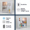 Ecomax BCD-90 90L Single-Door Fridge Compact Energy-Efficient Refrigerator – Quiet Cooling, Adjustable Shelves, Space-Saving Design for Home, Office & Bedsitter
