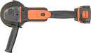 Black+Decker BCG720N-XJ 18V 5" Cordless Angle Grinder – Portable Power Tool for Metal & Wood Cutting