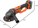 Black+Decker BCG720N-XJ 18V 5" Cordless Angle Grinder – Portable Power Tool for Metal & Wood Cutting