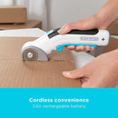 Black+Decker BCRC115-XJ 3.6V Self-Sharpening Rotary Cutter – Cordless Precision Cutting Tool