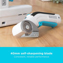 Black+Decker BCRC115-XJ 3.6V Self-Sharpening Rotary Cutter – Cordless Precision Cutting Tool