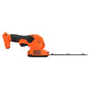 Black+Decker BCSS18B-XJ 18V Cordless Shear Shrubber – Lightweight Garden Trimmer for Easy Pruning & Landscaping