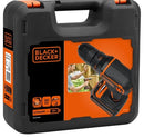 Black+Decker BDCDC18KB 18V Cordless Drill Drivers – Powerful & Compact Battery-Operated Drill for DIY & Professional Use