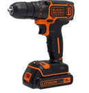 Black+Decker BDCDC18KB 18V Cordless Drill Drivers – Powerful & Compact Battery-Operated Drill for DIY & Professional Use