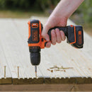 Black+Decker BDCDD12 10.8V Cordless Drill Driver – Compact & Powerful for Home DIY Projects