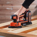 Black + Decker BDCDS18N-XJ 18V Cordless Mouse Sander – Compact Detail Sanding Tool for Wood & DIY Projects