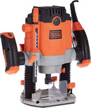 Black+Decker BDROUT127 1600W 12.7mm Plunge Router – Precision Woodworking Tool for DIY & Professional Use