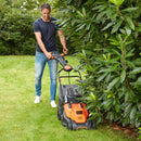 Black + Decker BEMW481ES-GB 42CM 1800W Electric Lawn Mower – Powerful Corded Garden Grass Cutter for Easy Lawn Maintenance