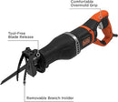 Black+Decker BES301K-GB 750W Reciprocating Saw – Powerful Corded Tool for Wood, Metal & DIY Projects